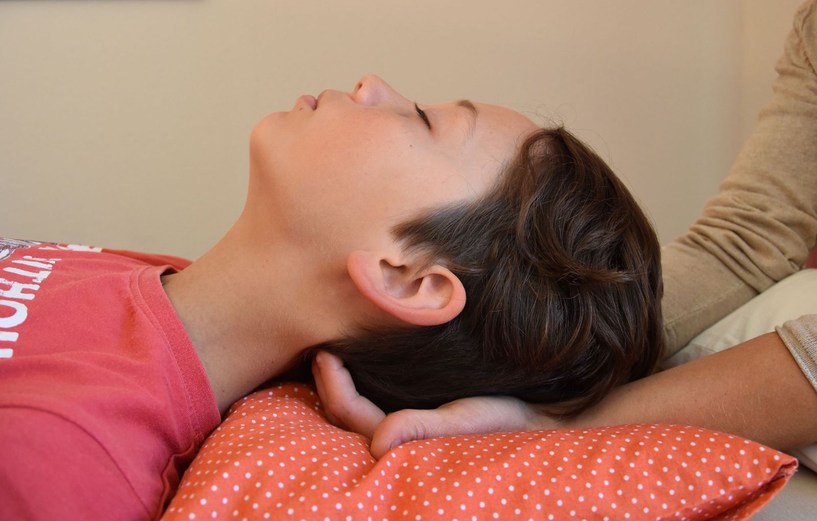 Craniosacraltherapie Entspannung tiefe Nackenmuskulatur